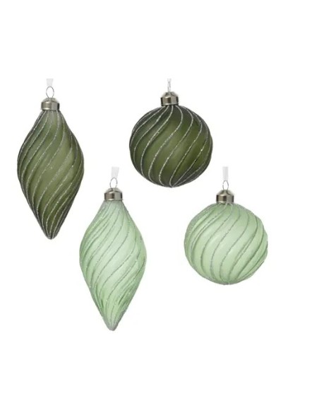 Bola de Navidad de Cristal Transparente | Adorno Elegante para Árbol

