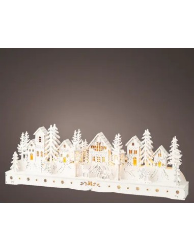 Escenario LED Blanco Cálido 6x45x15 cm Decoración Moderna y Acogedora