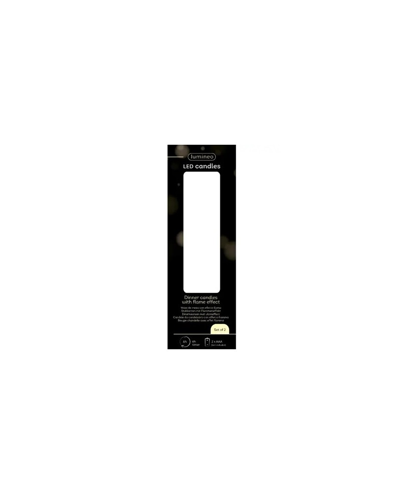 Vela LED Crema 2.2x14.5 cm Iluminación Realista Segura y Decorativa