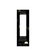 Vela LED Verde 2.2x14.5 cm con Luz Realista | Decoración Segura y Elegante
