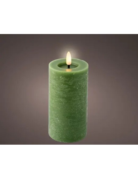 VELA LED D7XH15CM VERDE