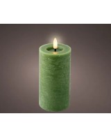 VELA LED D7XH15CM VERDE