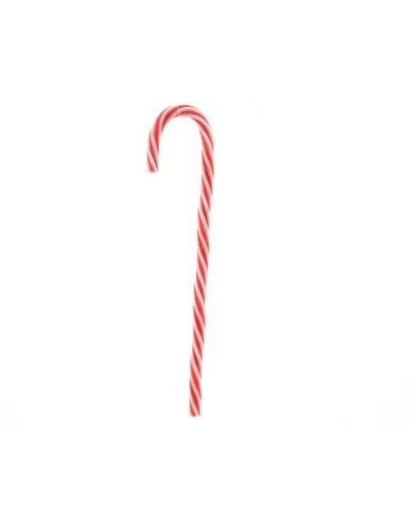 Bastón Decorativo Blanco/Rojo 30 cm  Estilo Navideño Clásico | Endanea Garden