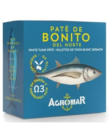 PATE BONITO NORTE AGROMAR LATA 100 G
