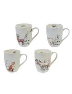 Taza de Porcelana con Animales | Diseño Original y Funcional - Endanea Garden