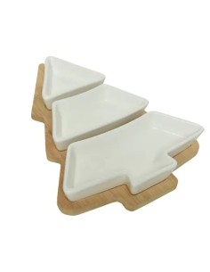 Bandeja de Porcelana con Forma de Árbol | Elegancia Natural - Endanea Garden