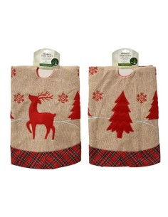 Falda para Árbol de Navidad D90 cm | Decoración Clásica y Festiva - Endanea Garden 2