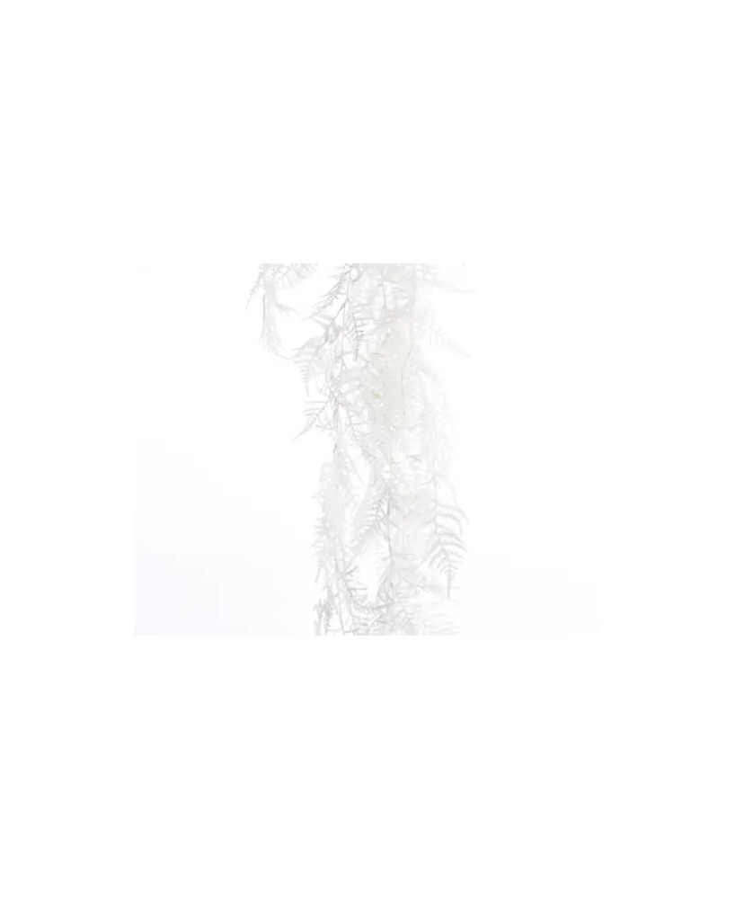 Colgante Esparraguera Blanca con Brillo 105 cm | Decoración Elegante - Endanea Garden