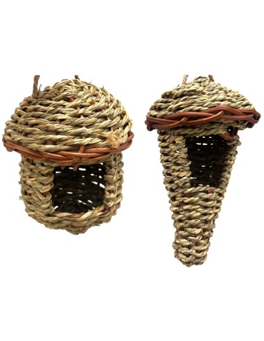 Nido de Mimbre Pequeño - Decoración Natural y Versátil