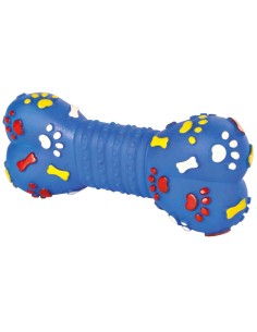 Hueso de Vinilo 15 cm con Sonido Color Surtido Juguete para Perros Resistente