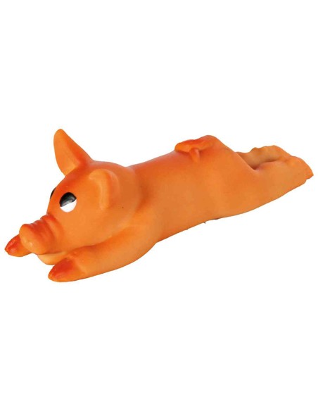 Cerdito de Látex 23 cm con Sonido Juguete para Perros Resistente y Seguro