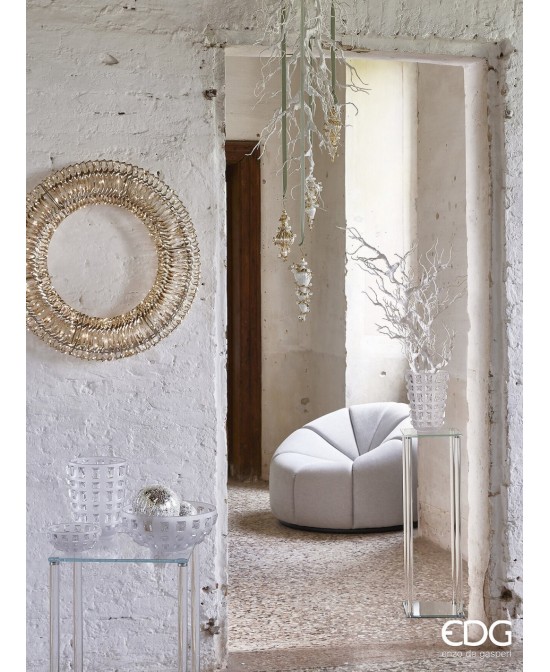 Jarrón Strati Ciotola H13xD26xC5 Natural Decoración Estilo Orgánico