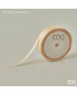 Cinta de Envoltorio Nastro Doppio Raso Ivory 10 mm 50 metros para regalos y decoración