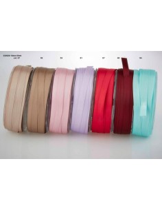 Cinta de Envoltorio Nastro Doppio Raso Marrón Claro 10mm 50m elegante y satinada 2