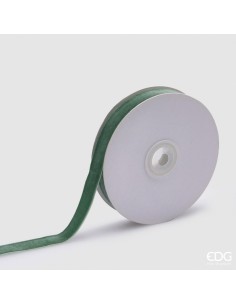 Cinta Terciopelo Verde 16mm x 10m para Decoración y Manualidades | Endanea Garden