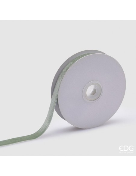 Cinta Terciopelo Sage 16mm x 10m para Decoración y Manualidades | Endanea Garden