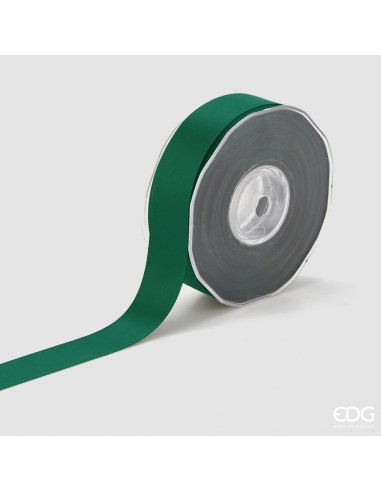Cinta Doppio Raso Verde 25mm 20mt Cinta Decorativa Doble Cara