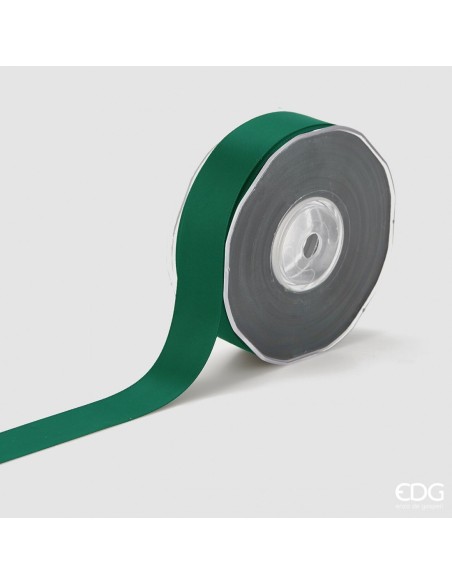 Cinta Doppio Raso Verde 25mm 20mt Cinta Decorativa Doble Cara