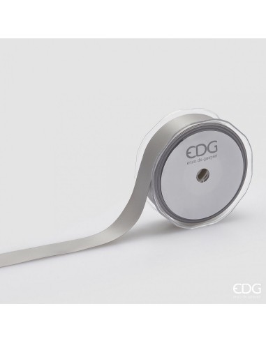 Cinta Nastro Doppio Raso Gris 25mm 20m Cinta Decorativa Doble Cara