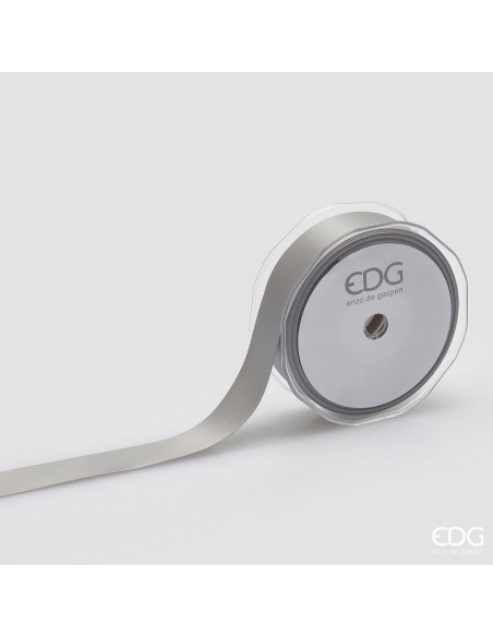 Cinta Nastro Doppio Raso Gris 25mm 20m Cinta Decorativa Doble Cara