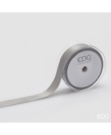 Cinta Nastro Doppio Raso Gris 25mm 20m Cinta Decorativa Doble Cara