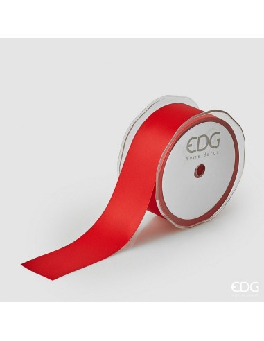 Cinta Nastro Doppio Raso Roja 40mm 20m Cinta Decorativa Doble Cara