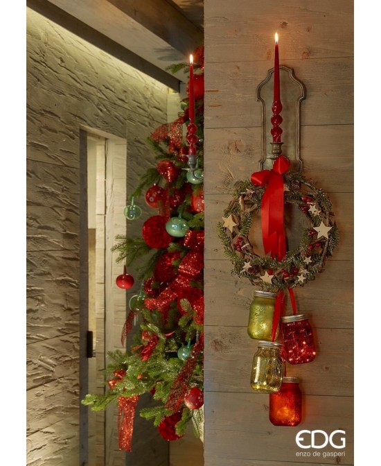Cinta Nastro Doppio Raso Roja 40mm 20m Cinta Decorativa Doble Cara