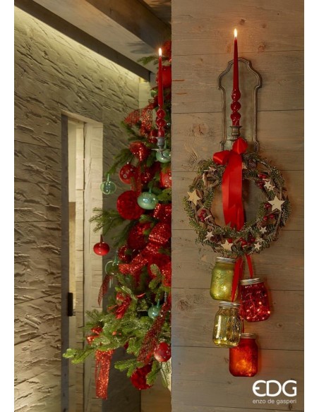 Cinta Nastro Doppio Raso Roja 40mm 20m Cinta Decorativa Doble Cara