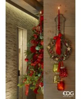 Cinta Nastro Doppio Raso Roja 40mm 20m Cinta Decorativa Doble Cara