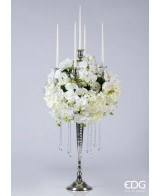 Vela Tallo Ivory 400 mm Alto 22 mm Diámetro Vela Decorativa Elegante