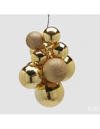 Bola Colgante Micromix Oro Elegancia y Lujo para Decoración
