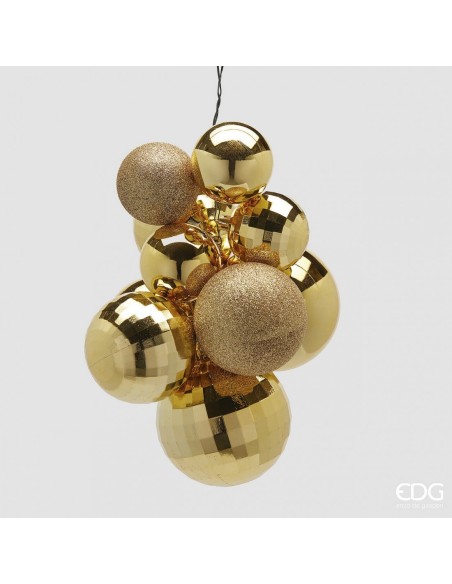 Bola Colgante Micromix Oro Elegancia y Lujo para Decoración