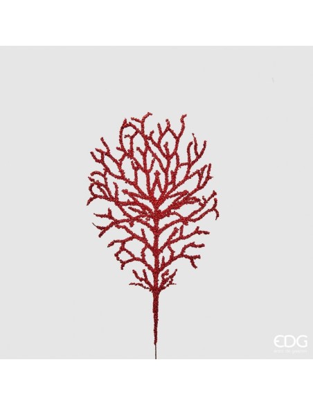 Rama Coral Rojo 40 cm Decoración Natural y Vibrante