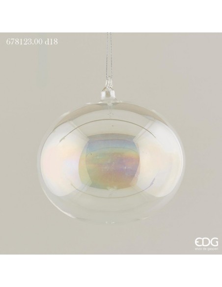Bola Burbuja Natural 18 cm Decoración Elegante Transparente