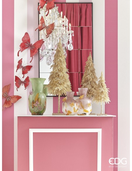 Mariposa con Clip D23 Roja Decorativa | Clip Fácil y Resistente
