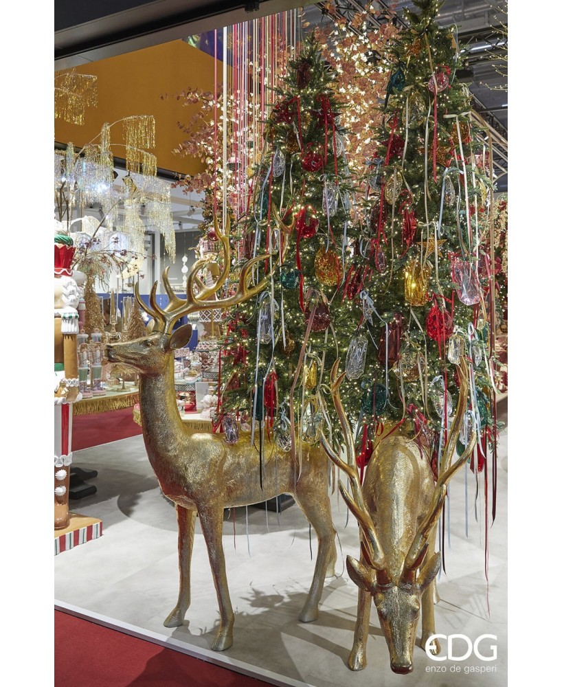 Estrella Diamante Colgante L5 D19.5 Rojo Adorno Navideño Decorativo