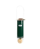Dispensador de Bolas de Grasa Verde para Aves Silvestres en Jardín