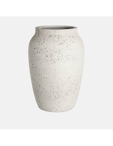 Tinaja Erica 51x74 cm Blanco Decorativa Resistente para Jardín y Hogar