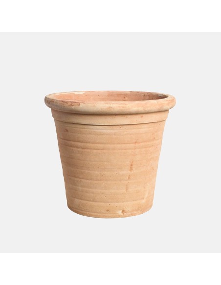 Maceta Cónico Mediterráneo 55x48cm Terracota | Diseño Artesanal para Jardín e Interior