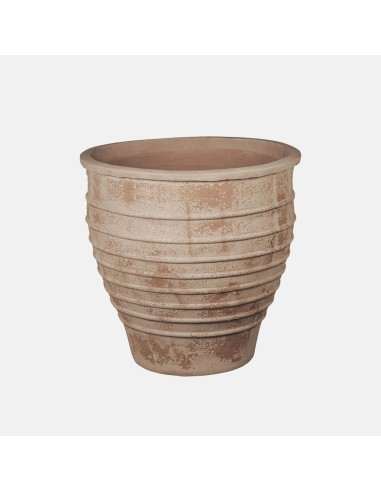 Maceta Campana 61x61cm Antic Terracota Rústica para Jardín e Interior