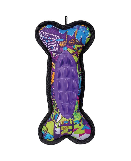 Juguete XT-DOG Graffiti Spike Hueso - Duradero y Divertido para Perros