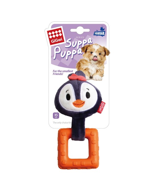Juguete GIWI Suppa Puppa Pingüino 14 cm para Perros Pequeños | Endanea Mascotas