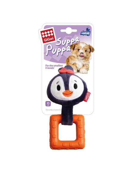 Juguete GIWI Suppa Puppa Pingüino 14 cm para Perros Pequeños | Endanea Mascotas