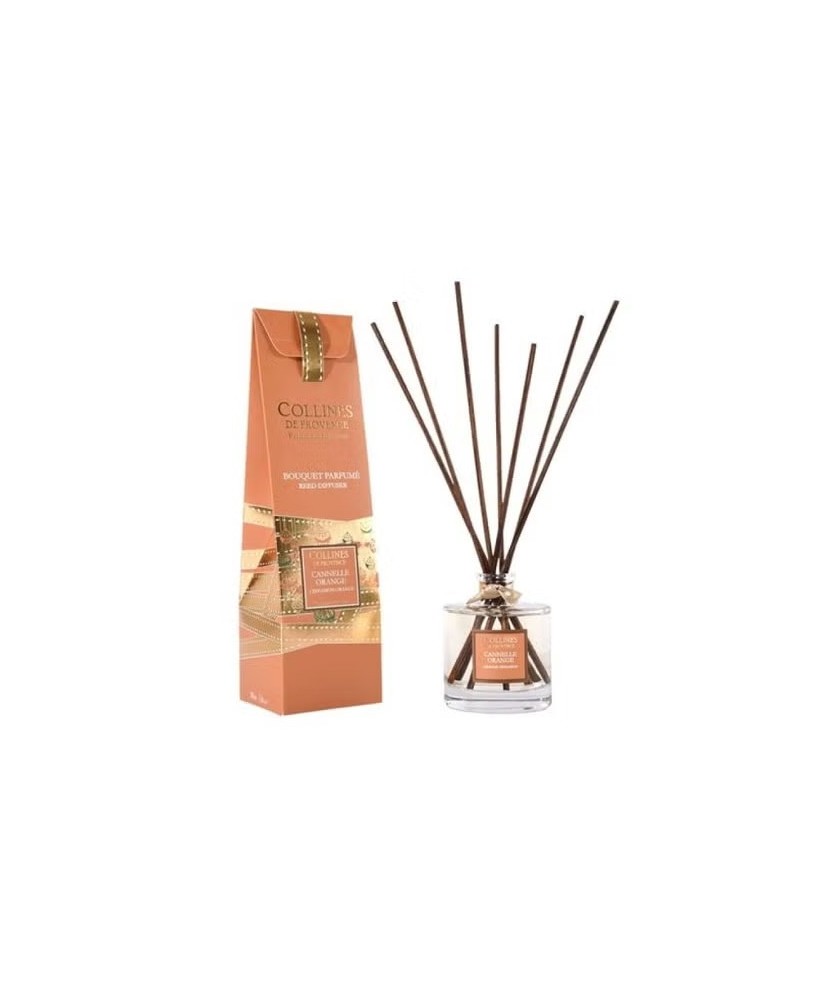 Ramo Perfumado 100ml Canela Naranja  Fragancia Cálida y Fresca para el Hogar y Oficina
