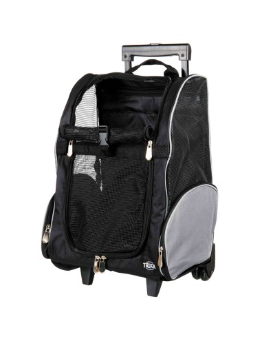 Trolley Mochila para Perro Nylon 32x45x25 cm | Transporte Cómodo y Seguro