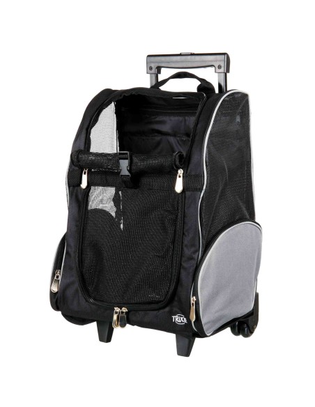 Trolley Mochila para Perro Nylon 32x45x25 cm | Transporte Cómodo y Seguro