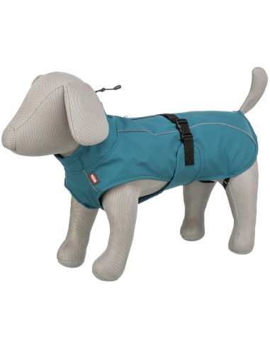 Impermeable Vimy para perros XS azul resistente y cómodo