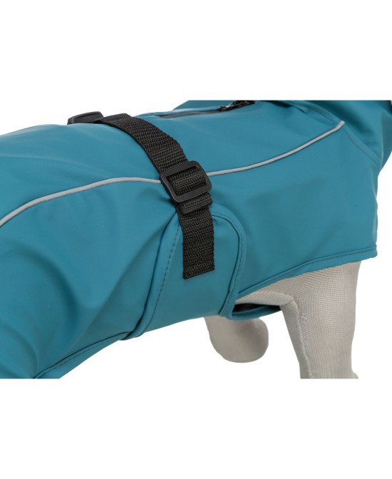 Impermeable Vimy para perros XS azul resistente y cómodo
