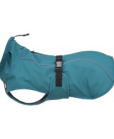 Impermeable Vimy para perros talla L azul petróleo impermeable y cómodo