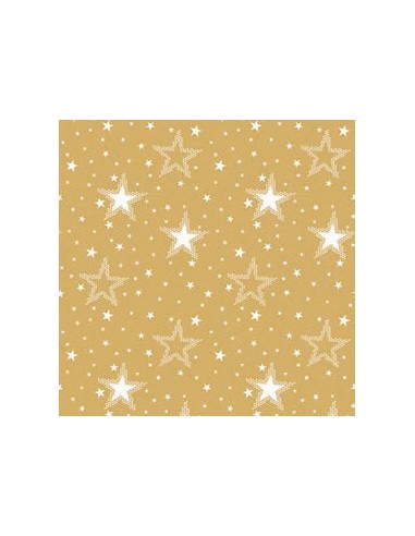 Servilleta 33 Night Sky White Gold FSC MIX elegante y sostenible